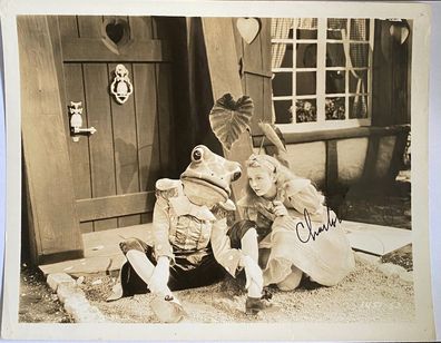 Charlotte Henry - Alice in Wonderland- original Autogramm - Großfoto 25 x 20 cm