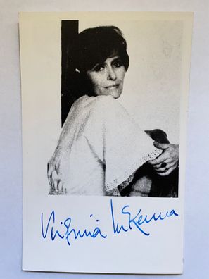 Virginia McKenna - Film - original Autogramm - Größe 14 x 9 cm