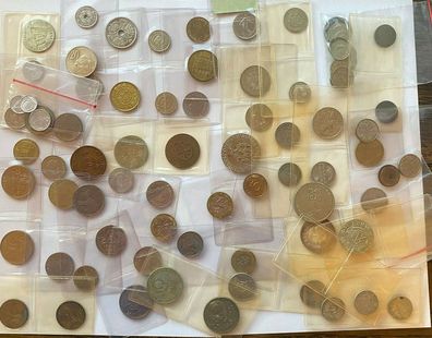 Sammlung Münzen / altes Zahlgeld - diverse Länder - siehe Galeriebilder