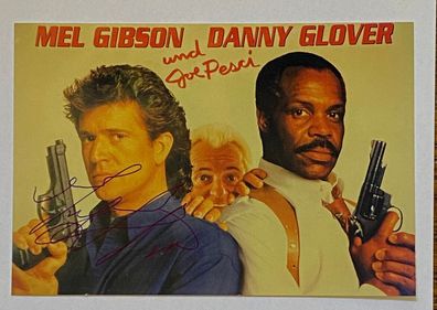 Mel Gibson - Film - original Autogramm - Größe 18 x 13 cm