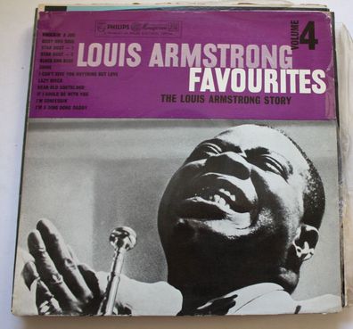 Louis Armstrong - Favourites Volume 4 - Philips BBL 7218 ( LP, Record )