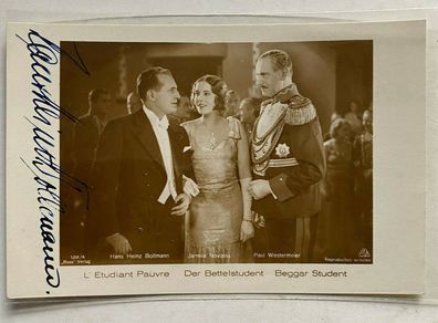 Hans Heinz Bollmann - Theater / Film - original Autogramm - Größe 14 x 9 cm