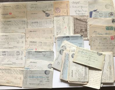 Feldpost - Sammlung mit 47 Belegen und Briefen an Richard Sthamer WK I