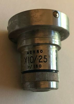 Okular ( Objektiv ) Mikroskop Beck XI0 - Achro XI0 / 25 -/ 160