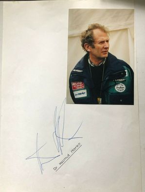 Dr. Helmut Marko - Formel 1 - 2 original Autogramme - Größe 15 x 10 cm