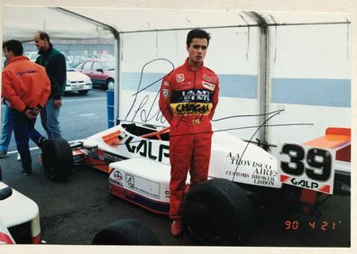 Pedro Lamy - Formel 1 - original Autogramm - Größe 15 x 10 cm