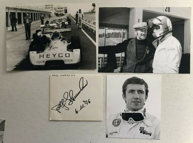 Rolf Stommelen - Formel 1 - original Autogramm - Größe 6 x 10 cm
