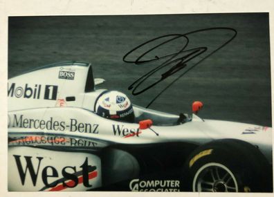 David Coulthard - Formel 1 - original Autogramm - Größe 18 x 12 cm