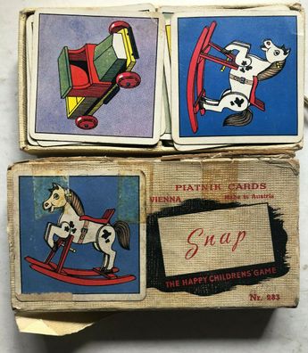 Snap - Piatnik Cards Vienna Nr. 282 - The happy Cildrens Game um 1930