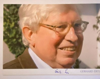 Gerhard Ertl - Nobelpreis Chemie 2007 - original Autogramm
