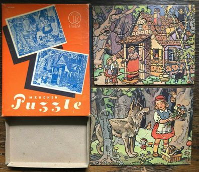 Märchen Puzzle - Th - Spiele Stuttgart No 4610 - Vintage um 1920
