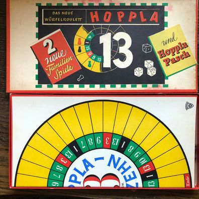 Hoppla - das neue Würfelroulett - Vintage Spiel ca 1948