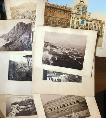 12 x Napoli Italien u.a. - historische, wertvolle Aufnahmen ab ca 1880