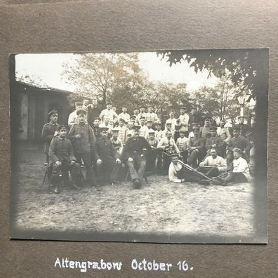 Fotosammlung mit 41 Fotos um 1919 - Altengrabow und anderes / Personen