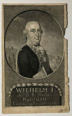Wilhelm Böttner (1752-1805) - Wilhelm I des H.R. Reichs - Kupferstich
