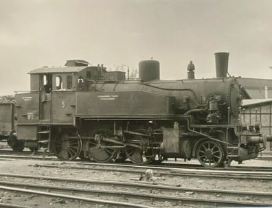 Lok 5 - Georgmarienhütten-Eisenbahn - Original Aufnahme - Großfoto 24 x 18 cm