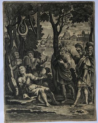 Kupferstich um 1620 - meisterliches Motiv