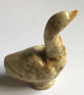 Ente aus Onyx - schöne Verarbeitung - 10,5 cm Höhe - 261 Gramm