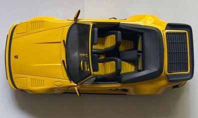 Revell - 1:18 - Porsche 930 Turbo Convertible Slant Nose - yellow - Unbespielt