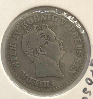 Preussen 2 1/2 Silbergroschen - 1/30 Taler 1842 A - Wilhelm König von Preussen