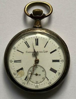 French Antique Chronometre Lip - Taschenuhr - Herren - Werk läuft nicht
