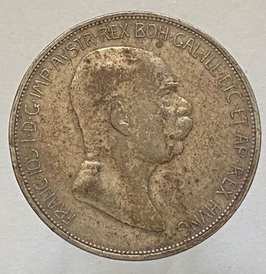 Österreich 1900 - 5 Corona François-Joseph Ier - 900er Silber - 23,9 Gramm