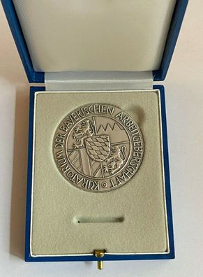 Bayern, Medaille o.J. (versilbert) - 25 Jahre treue Mitarbeit (von Max Hoene)