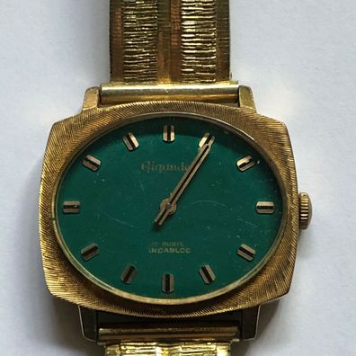 Gigandet - seltene Vintage - Armbanduhr Herren Handaufzug - Werk läuft