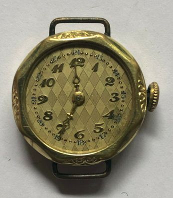 Vintage Damen Armbanduhr - elegantes Design - Werk läuft
