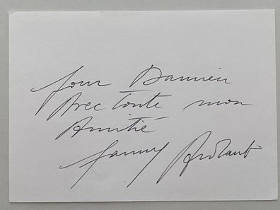 Fanny Ardant - Film - original Autogramm - Größe 15 x 10 cm