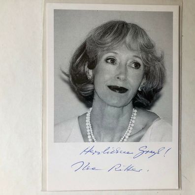 Ilse Ritter - Theater / Film - original Autogramm - Größe 15 x 10 cm