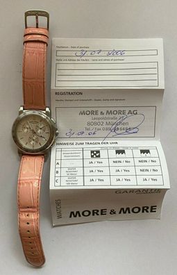 More & More - Quartz - Armbanduhr Damen - Batterie neu - mit original Etui