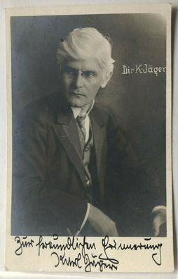 Karl Jäger ( Wiener Urania ) - Theater - original Autogramm - Größe 14 x 9 cm