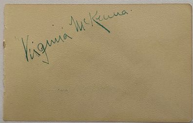Virginia McKenna - Film - original Autogramm - Größe 11 x 7 cm
