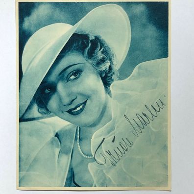 Trude Marlen - Film / Theater - original Autogramm - Größe 18 x 15 cm