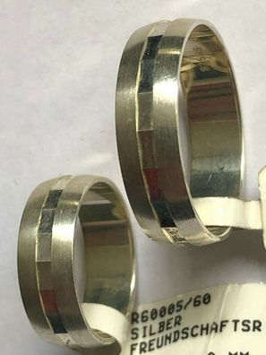 Partnerringe / Verlobungsringe - 925er Silber - Ringgrößen 49 und 63