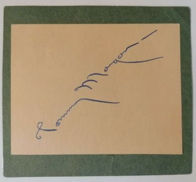 Thommy Morgan - Musik - original Autogramm - 9 x 8 cm