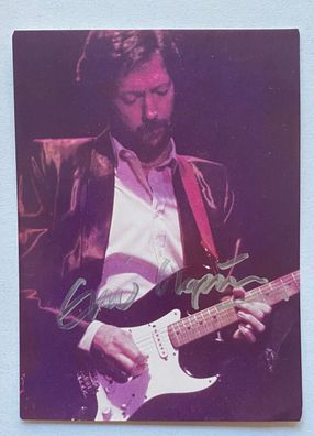 Eric Clapton - Musik - original Autogramm - Großfoto 12 x 9 cm