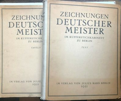 Zeichnungen Deutschen Meister im Kupferstichkabinett zu Berlin - 2 Bände 1921