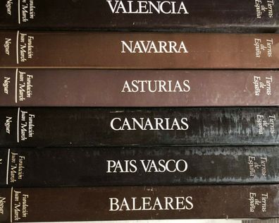 Tierras de España - 6 Bände - Fundación Juan March; Noguer, Barcelona