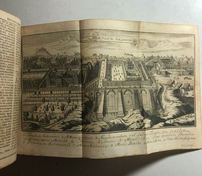 Biblia sacra ex Sebastiani Castellionis - Lipsiae 1734 inkl. der drei Kupfer