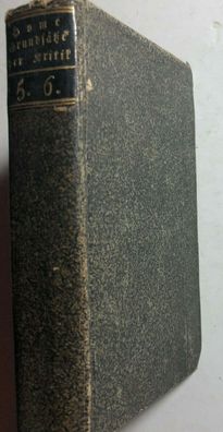 Grundsätze der Kritik, von Heinrich Home - 5. u.6. Band - Schrämbl . (1790)