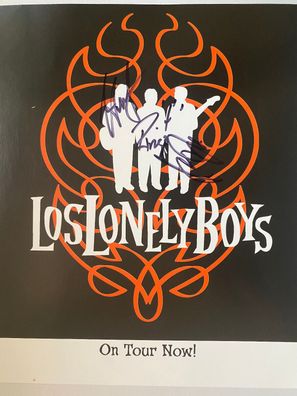 Los Lonely Boys - Musik / Band - original Autogramm - Größe 25 x 20 cm