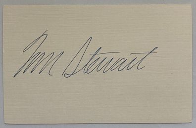 Arthur Thomas Stewart ( 1892 - 1972 ) - US Politiker - original Autogramm