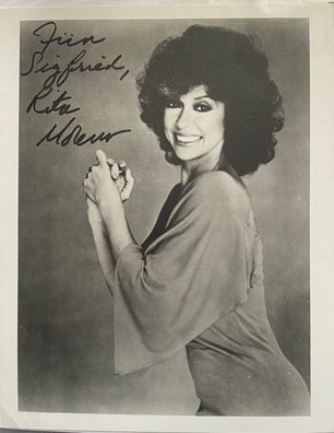 Rita Moreno - Film - original Autogramm - Größe 25 x 20 cm
