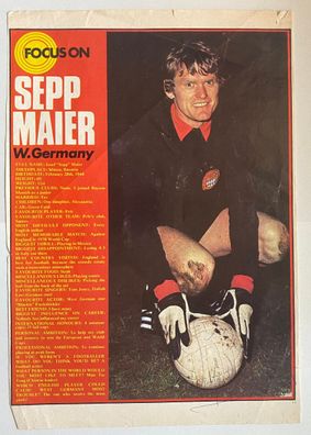 Sepp Maier - Sport - original Autogramm - Großfoto 30 x 20 cm