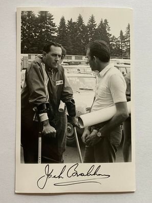 Jack Brabham - Formel 1 - original Autogramm - Größe 15 x 10 cm