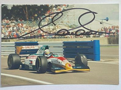 Alessandro Zanardi - Formel 1 - original Autogramm - Größe 15 x 10 cm