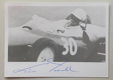 Tim Parnell - Formel 1 - original Autogramme - Größe 15 x 10 cm