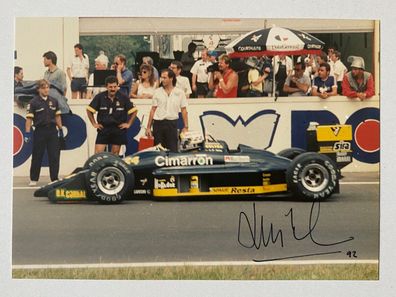 Luis Perez-Sala - Formel 1 - original Autogramm - Größe 15 x 10 cm